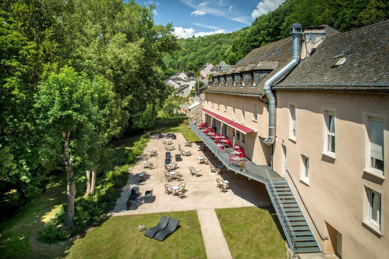 Logis Hotel Restaurant Les 2 Rives - A75, En Bordure De Riviere Banassac Exterior foto